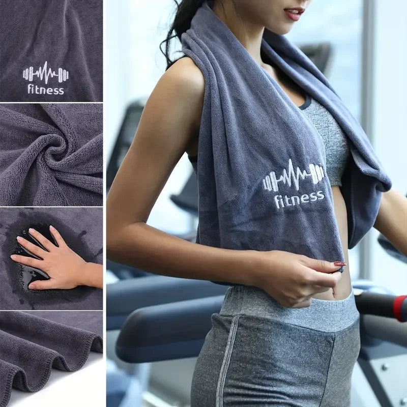 40*95cm Microfiber Gym Yoga Exercise Swimming Fitness Towel Fast Drying Towel Beach Running Body Non-slip Sports Sweat